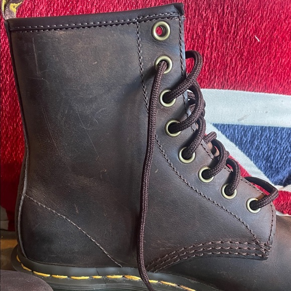 Dr. Martens Dark Brown 1460 Crazy Horse Leather Boots | Barely Worn - Picture 9 of 15